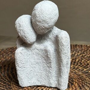 One of a kind Abstract Cement Sculpture “Concrete Love”